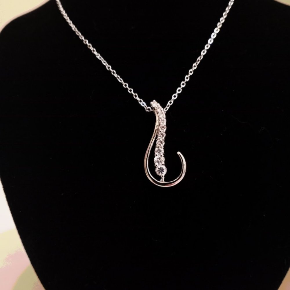 Stirling Musical Note with CZ Stones